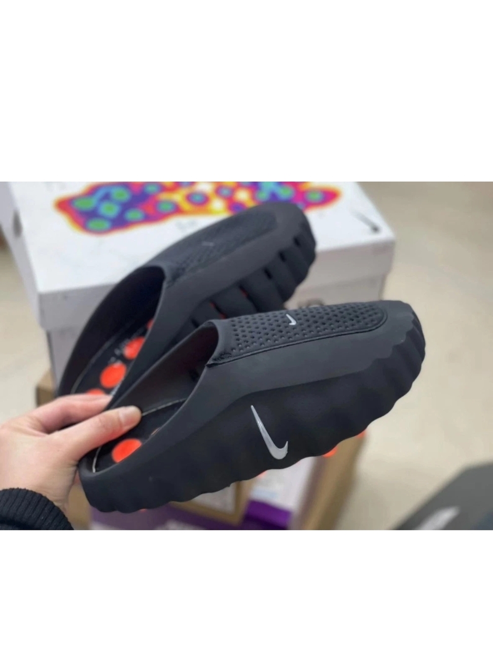 Nike Mind 001 Mule Black Men Running Shoes size 12 NWOB